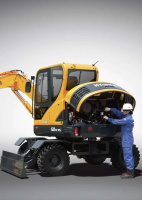 Колесный экскаватор Hyundai R60W-9S