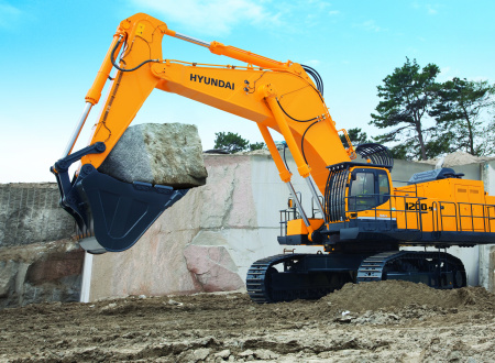 Гусеничный экскаватор Hyundai R1200-9