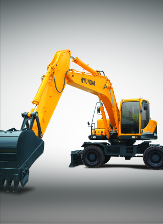 Колесный экскаватор Hyundai R210W-9S