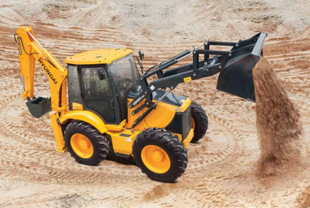 Экскаватор-погрузчик Hyundai H940S-4WS