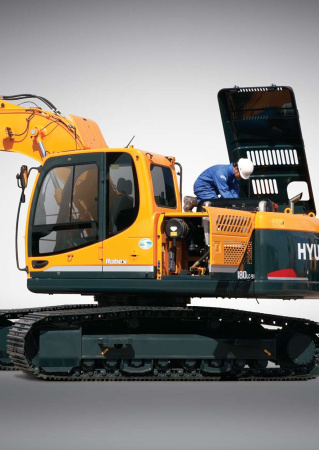 Гусеничный экскаватор Hyundai R180NLC-9S Hyundai