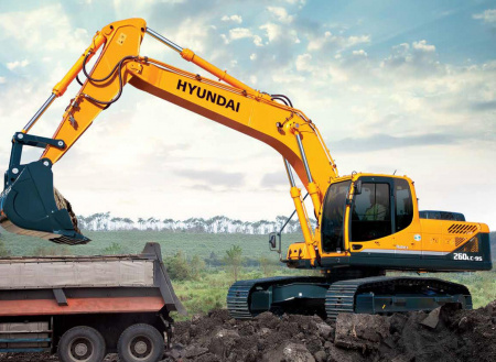 Гусеничный экскаватор Hyundai R260LC-9S
