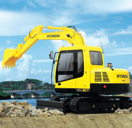 Гусеничный экскаватор Hyundai R80-7