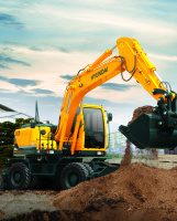 Колесный экскаватор Hyundai R140W-9S