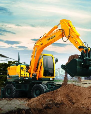 Колесный экскаватор Hyundai R140W-9S