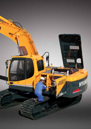 Гусеничный экскаватор Hyundai R210NLC-9
