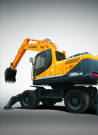 Колесный экскаватор Hyundai R210W-9S