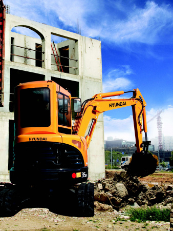 Гусеничный экскаватор Hyundai R35Z-9