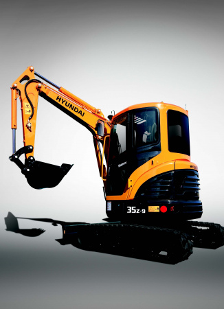 Гусеничный экскаватор Hyundai R35Z-9