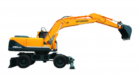 Колесный экскаватор Hyundai R210W-9S